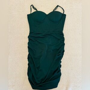 Bodycon green dress